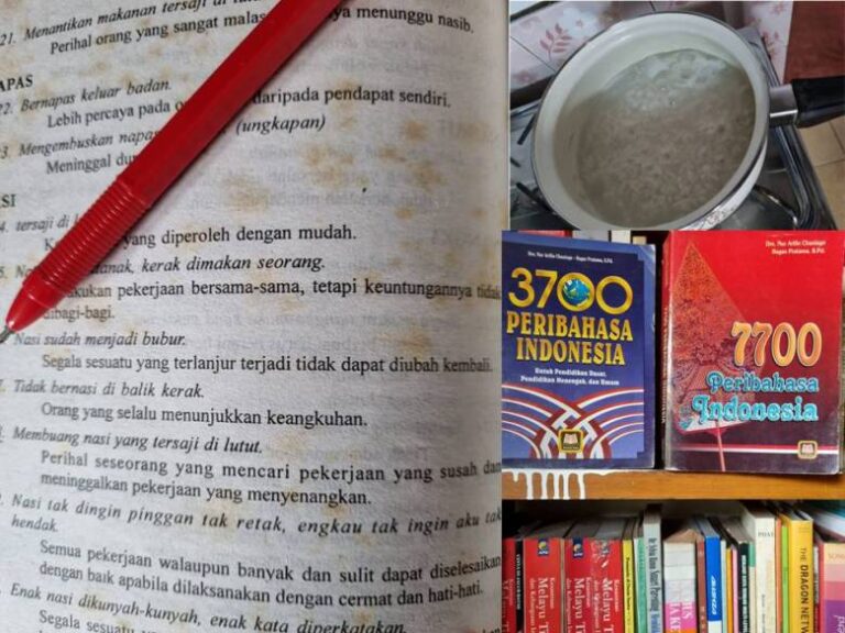 bubur jadi nasi
